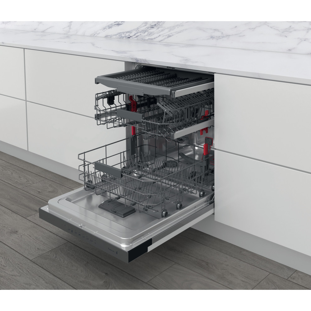 Whirlpool WBC 3C34 PF X semi integrated dishwasher product image 2