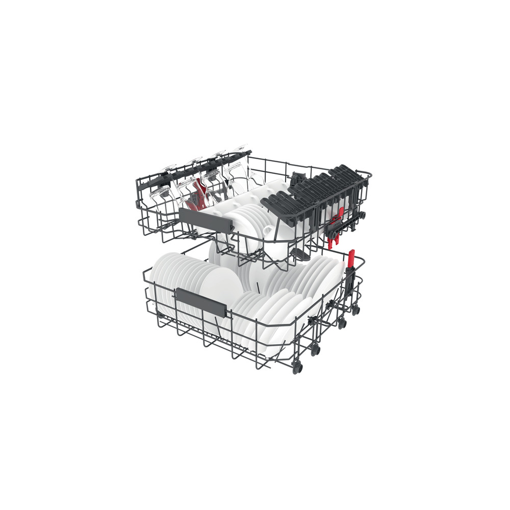 Whirlpool WBC 3C34 PF X semi integrated dishwasher product image 11
