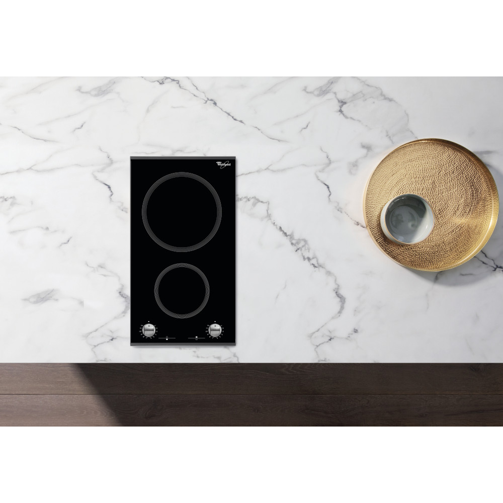 Whirlpool AKT 360/IX electric ceramic hob detail view
