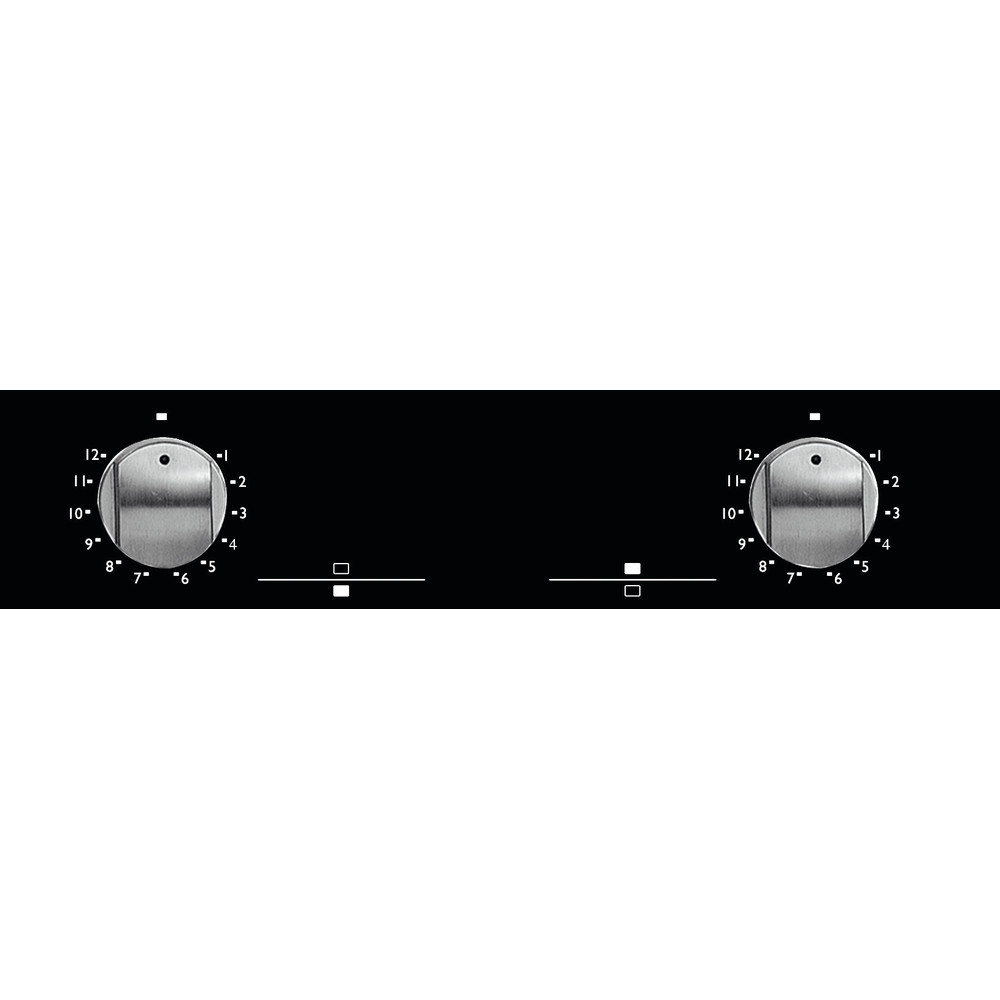 Whirlpool AKT 360/IX electric ceramic hob control panel or feature detail