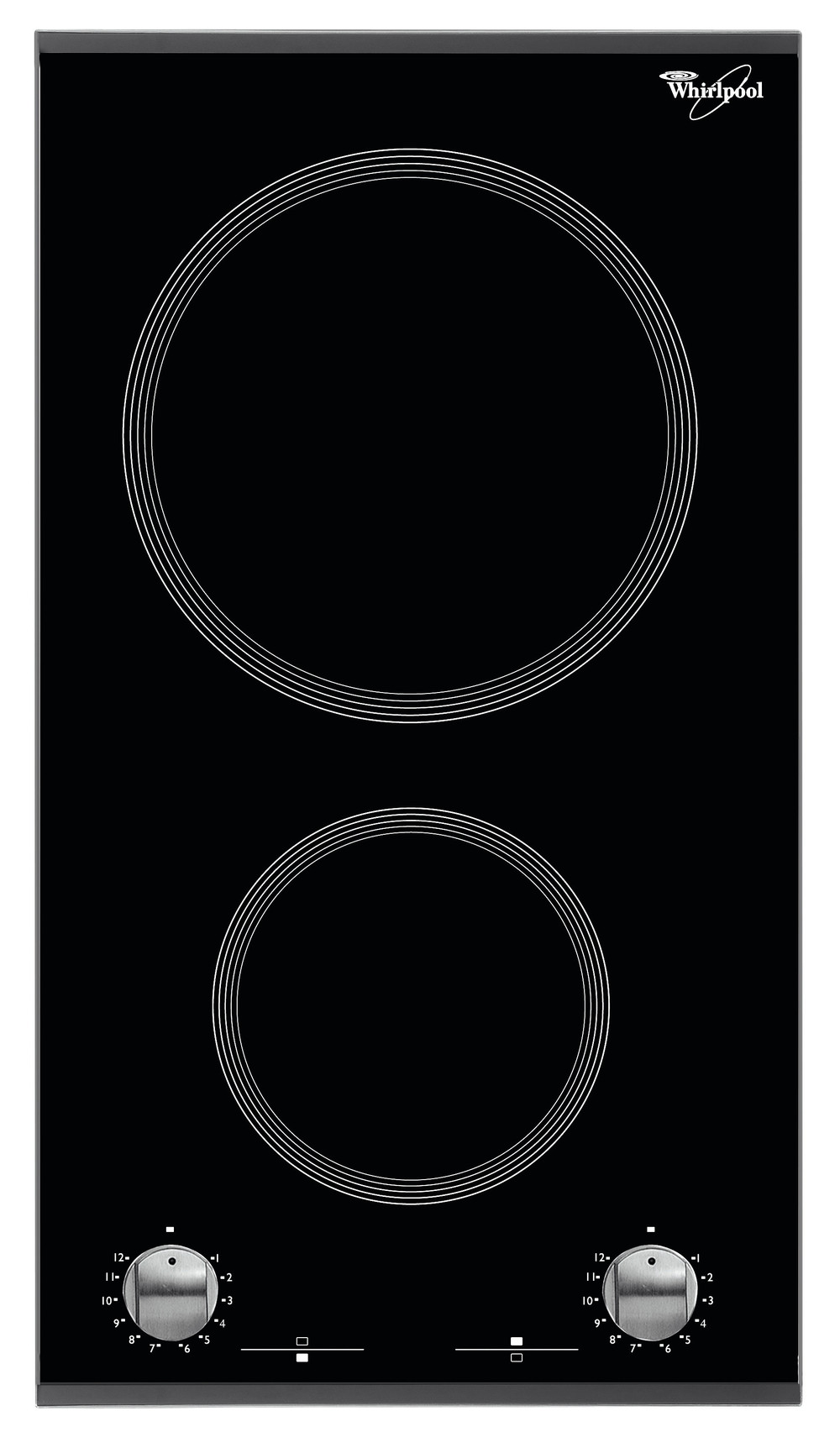 Whirlpool AKT 360/IX electric ceramic hob front view