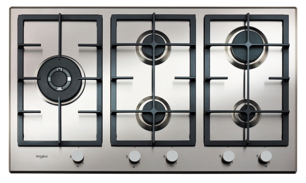 Whirlpool GMA 9522/IX gas hob front view