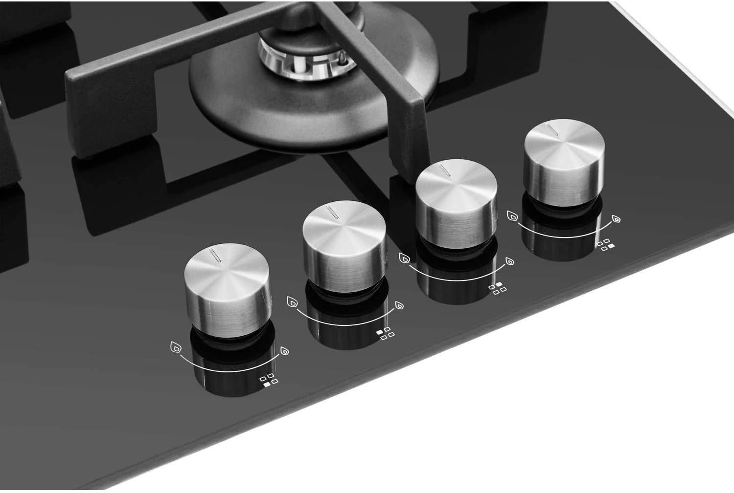 Whirlpool GOW 6423/NB gas on glass hob product image 4