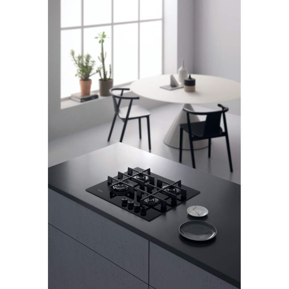 Whirlpool GOWL 628/NB gas on glass hob product image 6