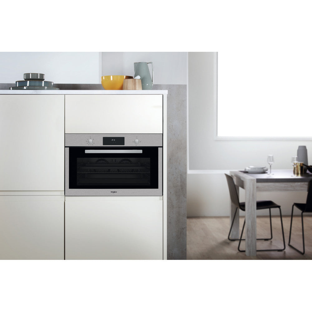 Whirlpool MSA I 5G3F IX Built in Full Gas Oven 90CM 97Lit Inox &amp; Fan+Led Screen