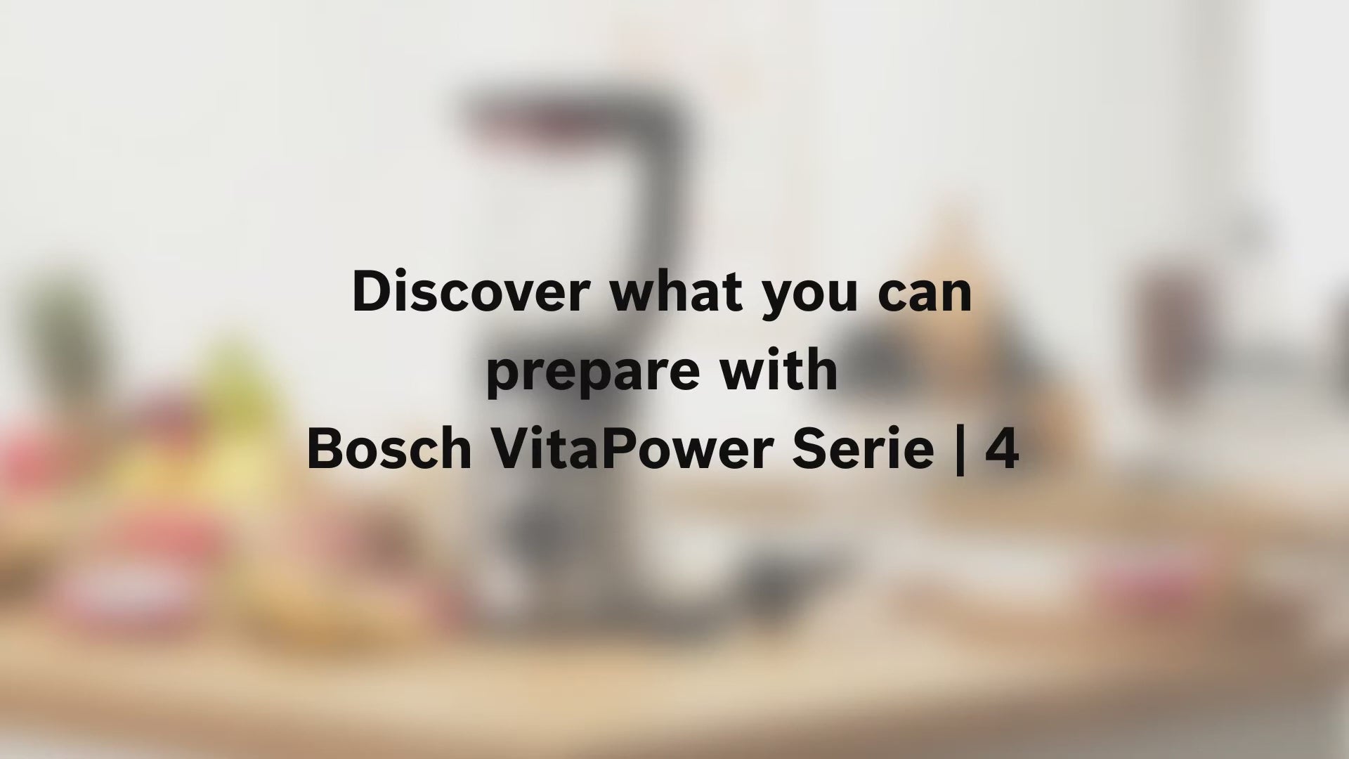 Bosch MMB6141B VitaPower Series 4 Blender 1200W Black product video