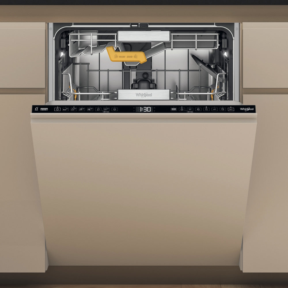 Whirlpool W8I HF58 TU UK fully integrated 60 cm dishwasher 14 place settings main product image