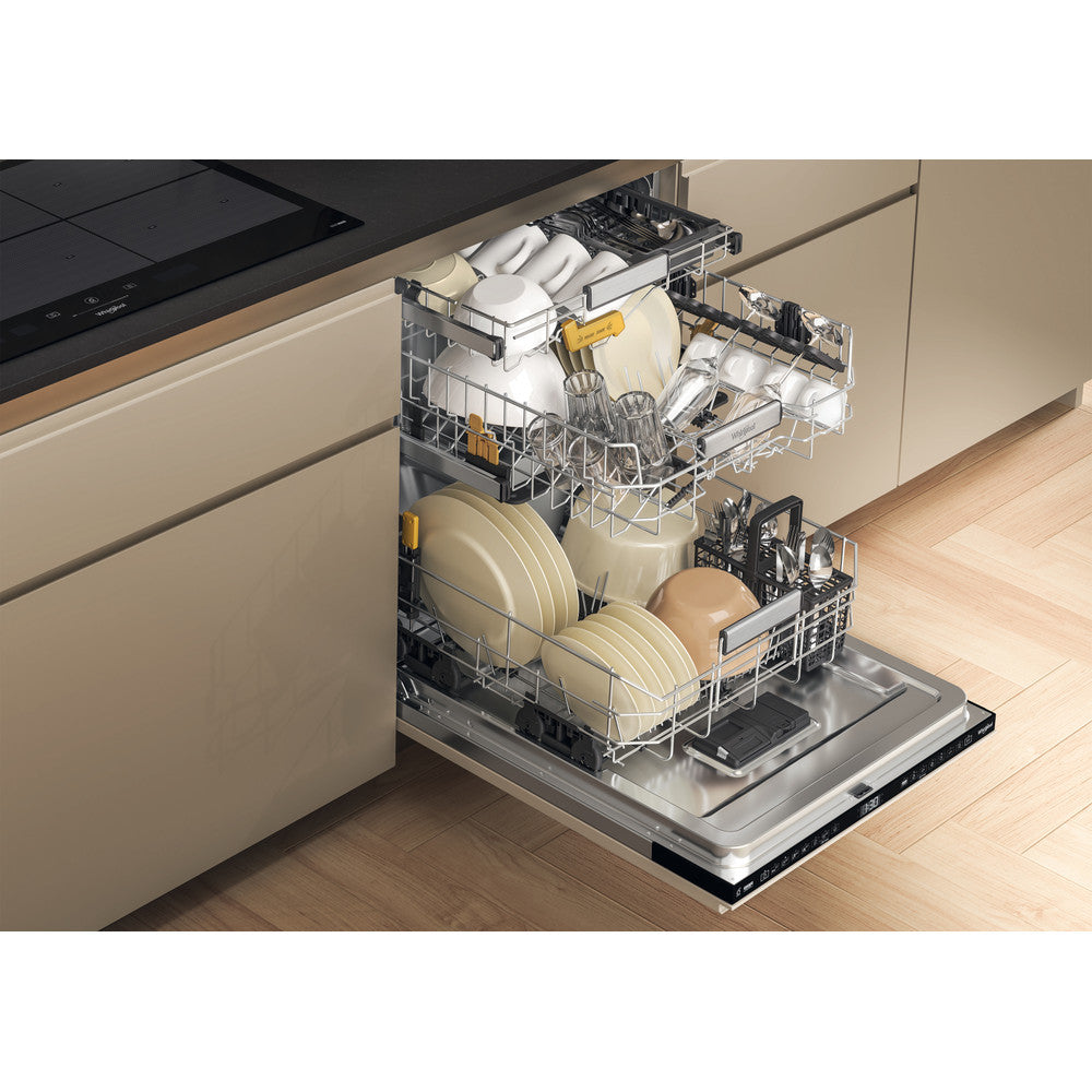 Whirlpool W8I HF58 TU UK fully integrated dishwasher product gallery image 6