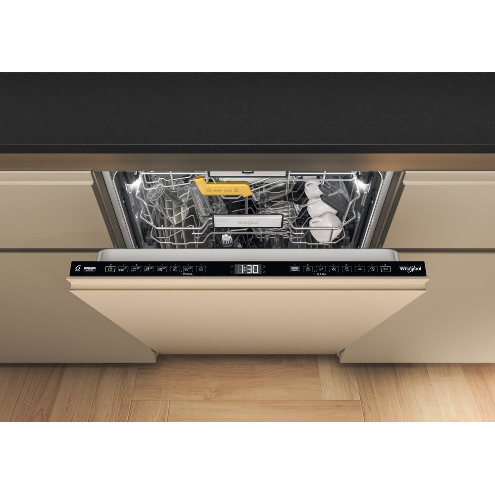 Whirlpool W8I HF58 TU UK fully integrated dishwasher product gallery image 7