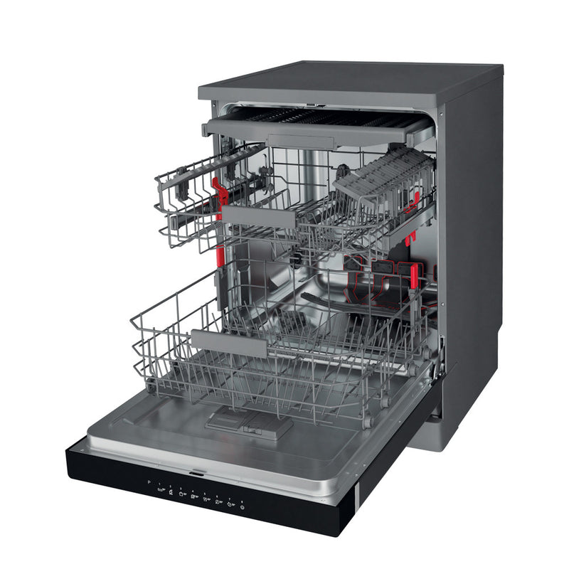 Whirlpool WFC 3C33 PF X Dishwasher 8prog A+++ 9.5lit Inox+Power Clean