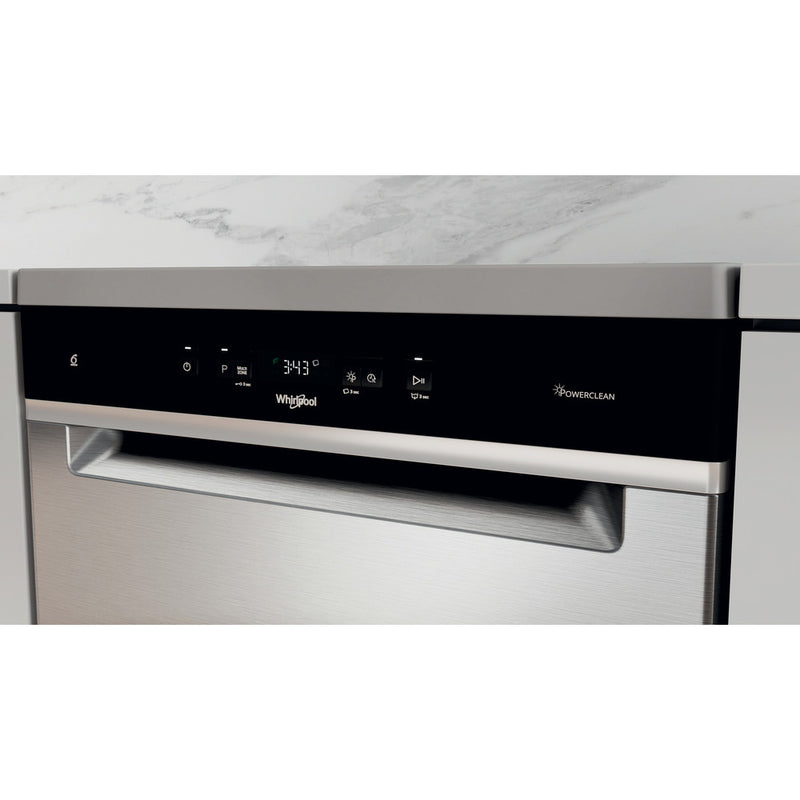 Whirlpool WFC 3C33 PF X Dishwasher 8prog A+++ 9.5lit Inox+Power Clean