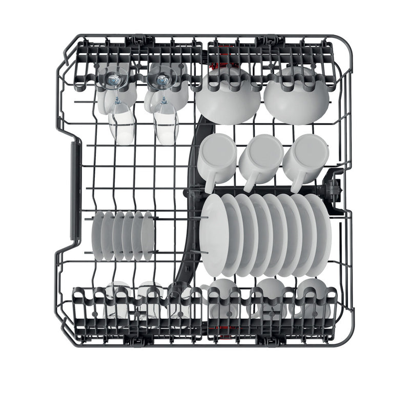 Whirlpool WFC 3C33 PF X Dishwasher 8prog A+++ 9.5lit Inox+Power Clean