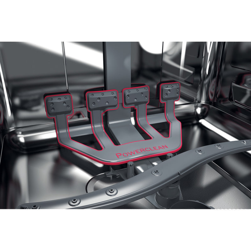 Whirlpool WFO 3O41 PL X UK Dishwasher 10prog A+++ 9.5lit Power Clean Natural Dry Flexible 3rd Rack Inox