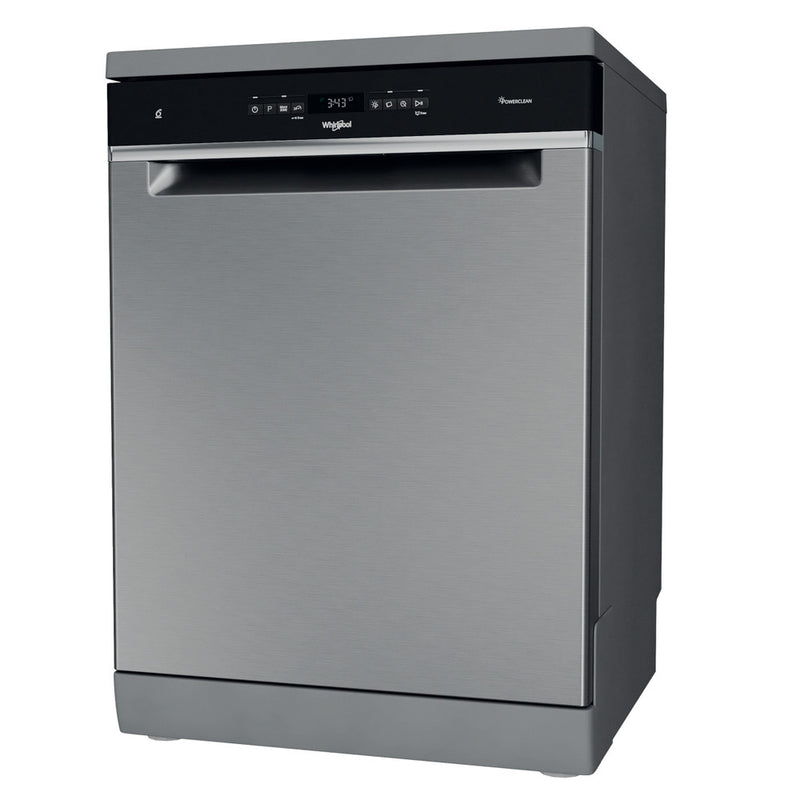 Whirlpool WFO 3O41 PL X UK Dishwasher 10prog A+++ 9.5lit Power Clean Natural Dry Flexible 3rd Rack Inox
