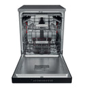 Whirlpool WFO 3O41 PL X UK Dishwasher 10prog A+++ 9.5lit Power Clean Natural Dry Flexible 3rd Rack Inox