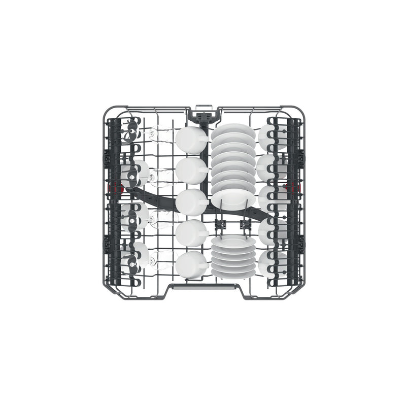 Whirlpool WFO 3T133 PF X Dishwasher 10prog A+++ 9.5lit Power Clean Natural Dry 3rd Rack Inox