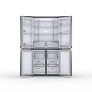 Whirlpool WQ9 B2L G EX 4Door Fridge 91cm 677lit Self Closing Doors S.Steel