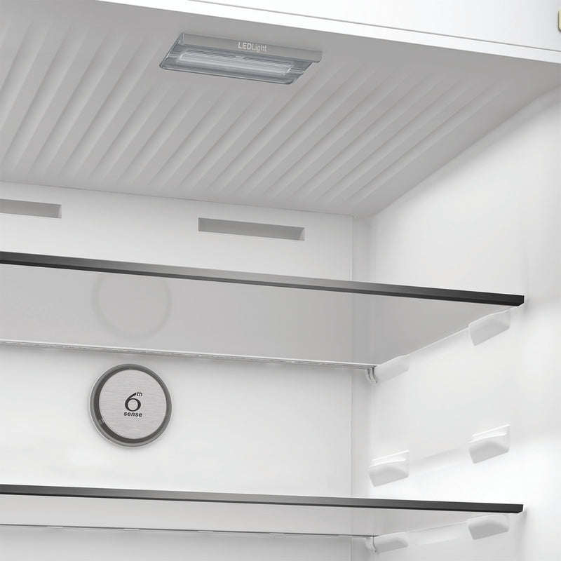 Top Mount Freezer-Fridge 83cm Inox