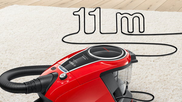 Bagless Vacuum Cleaner Serie8  ProAnimal Black+Red