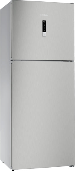 Top Mount Freezer-Fridge 70cm Serie 4  328Lit Nofrost Led Screen Inox