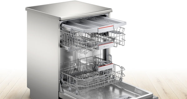 Dishwasher 6 Prog 60cm Serie 4 A++ 9.5lit 3rd Rack Black