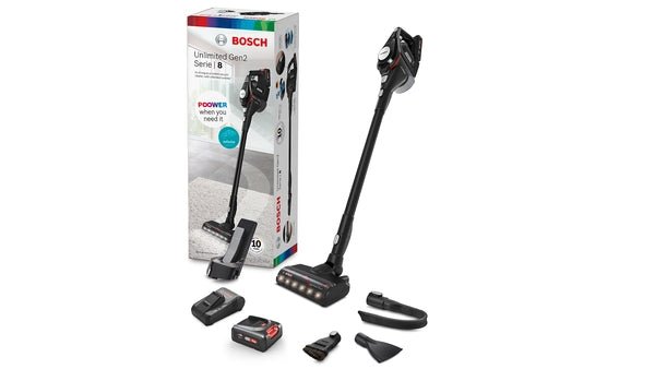 Rechargeable Handstick Vacuum Cleaner Unlimited Gen2 Serie8 Black