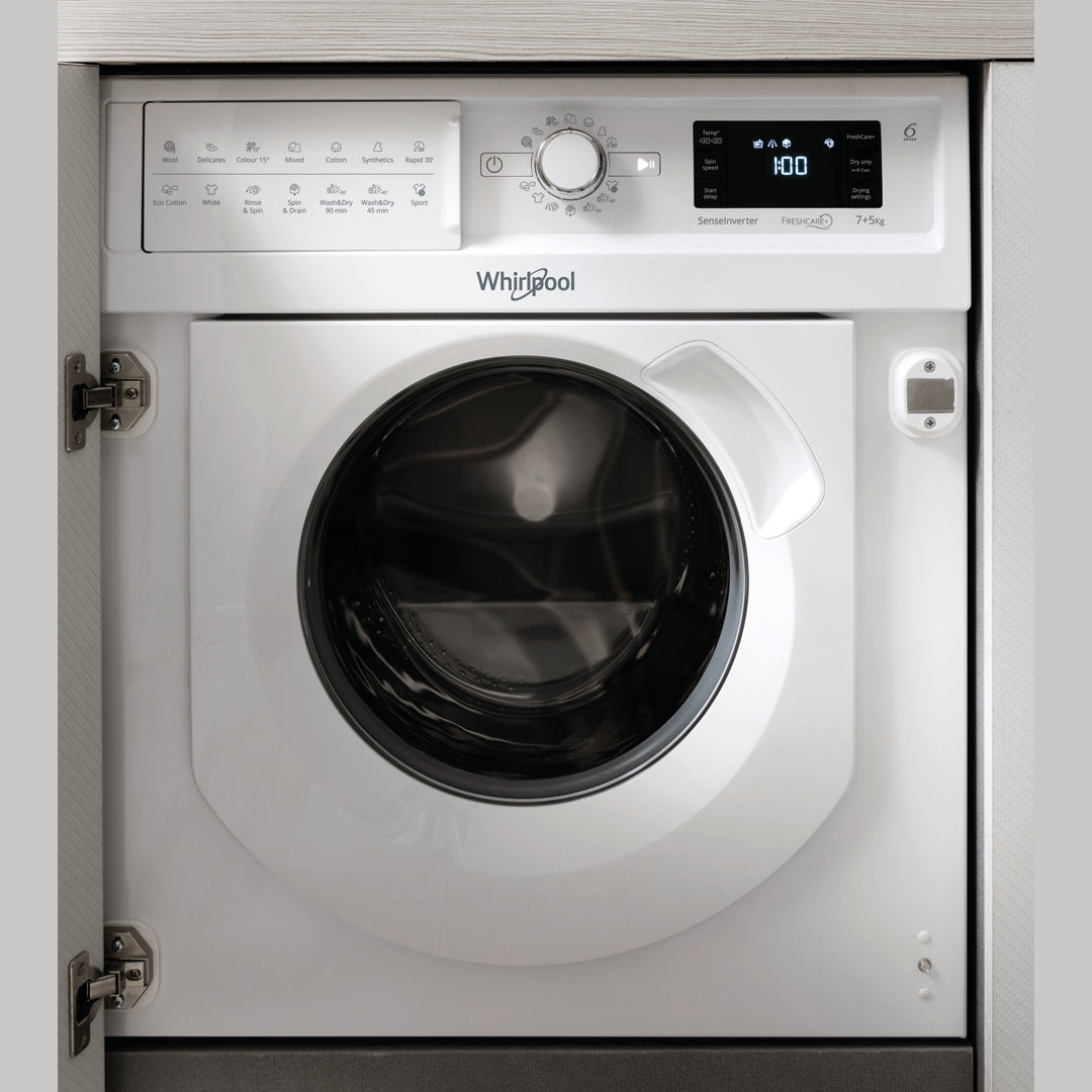 Whirlpool BI WDWG 75148 MEA washer dryer front view