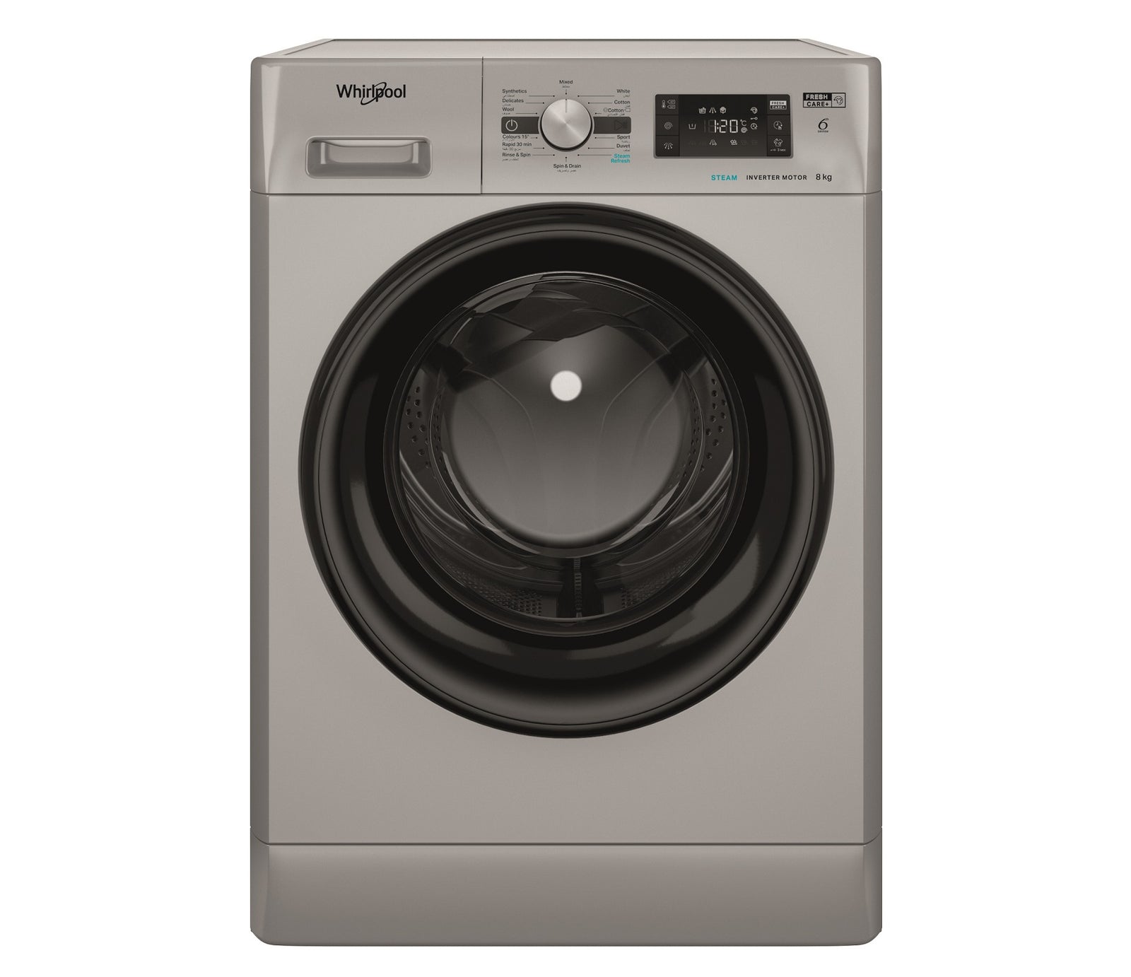 Washer 8kg 1200rpm 6 Sense FreshCare+  A+++ Silver