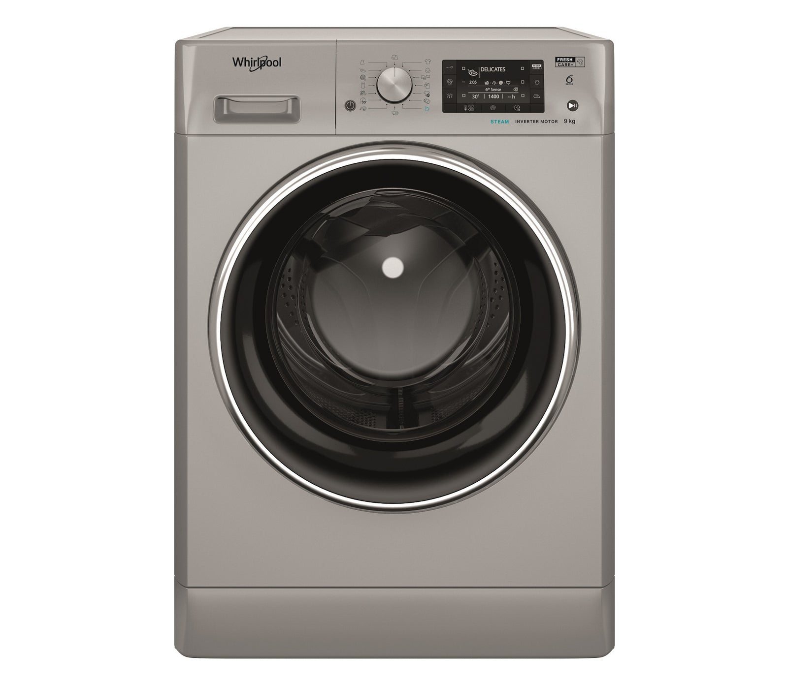 Washer 9kg 1400rpm 6 Sense FreshCare+  A+++ Silver