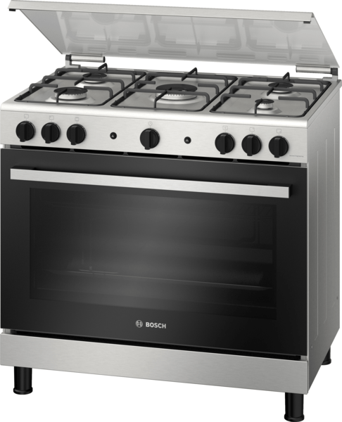 Gas Cooker Serie2 90cm 125Lit S.Steel