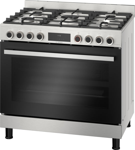 Gas Cooker Serie8 90cm Led Display Control 125Lit S.Steel