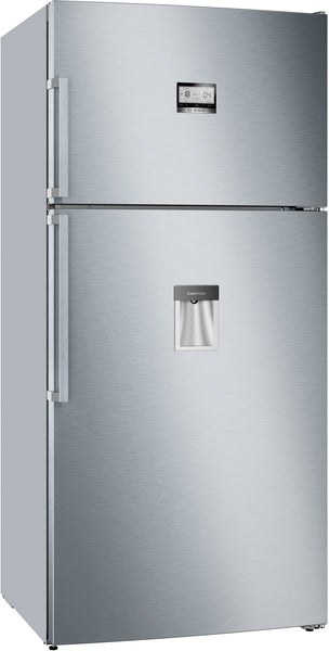 Top Mount Fridge/Freezer Serie6 86cm 687lit Water Dispenser Inox-esay clean