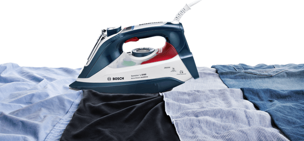 Compact Steam Iron 2800W Shot of steam 200 gr/min White+Black