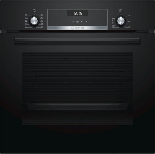 BOSCH Built In Elec Oven 60cm Serie6 66Lit Eco Clean Black