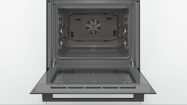 BOSCH Built In Elec Oven 60cm Serie6 66Lit Eco Clean Black