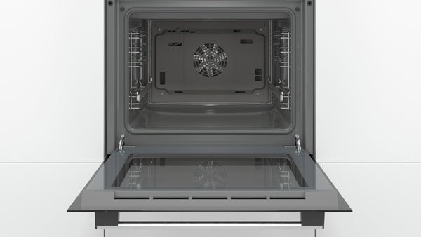 Built In Elec Oven 60cm Serie4 66Lit Eco Clean Back S.Steel