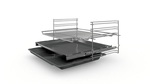 Built In Elec Oven 60cm Serie4 66Lit Eco Clean Back S.Steel
