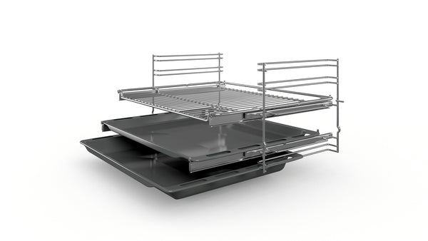 BOSCH Built In Elec Oven 60cm Serie6 66Lit Eco Clean Black