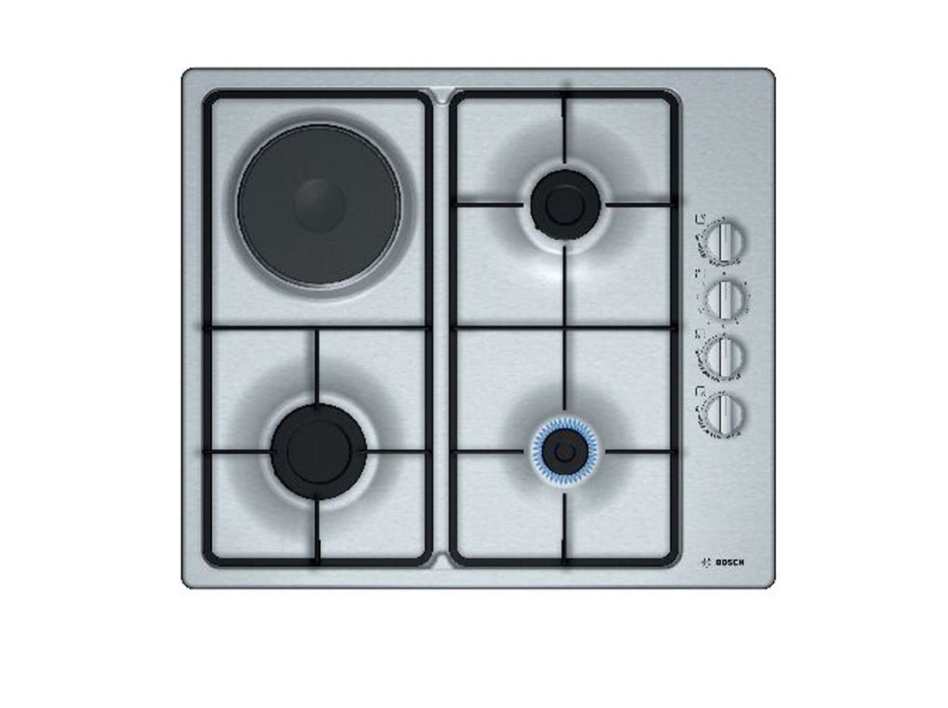 Built In Gas+Elec Hob Serie2 60cm S.Steel