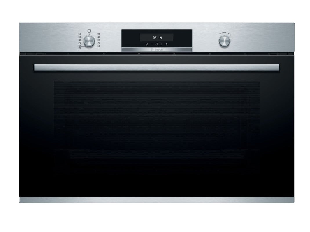 Built In Elec Oven 90cm Serie6 112Lit Black+S.Steel