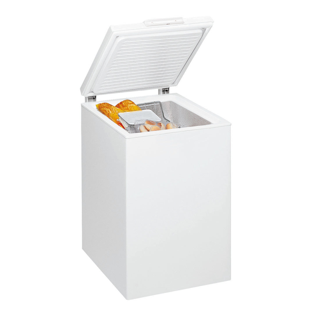 Whirlpool WH 141 A+ 2 Chest Freezer 57.3cm 133L White - Front View