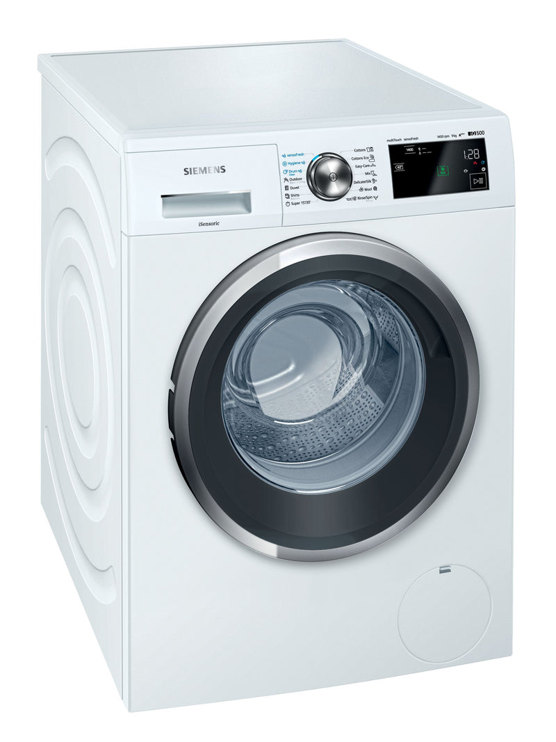 Washing Machine 9kg 1400rpm IQ500 IQdrive A+++ White