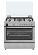 Gas Cooker Full-Safety 90cm 89Lit S.Steel