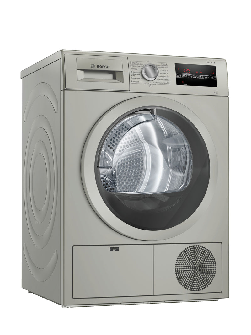 Condenser Dryer 8kg Serie 6  B Silver